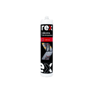SILICONA ALTA TEMPERATURA ROJA REX ROJA 300ML