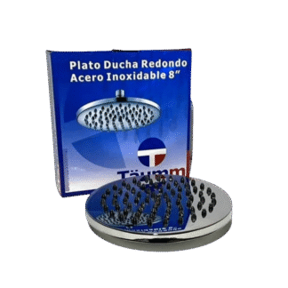 PLATO DUCHA REDONDO ABS 8"