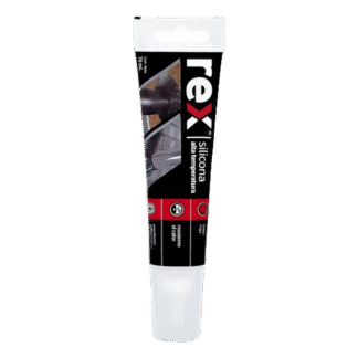 SILICONA ALTA TEMPERATURA ROJA REX POMO 70 ML